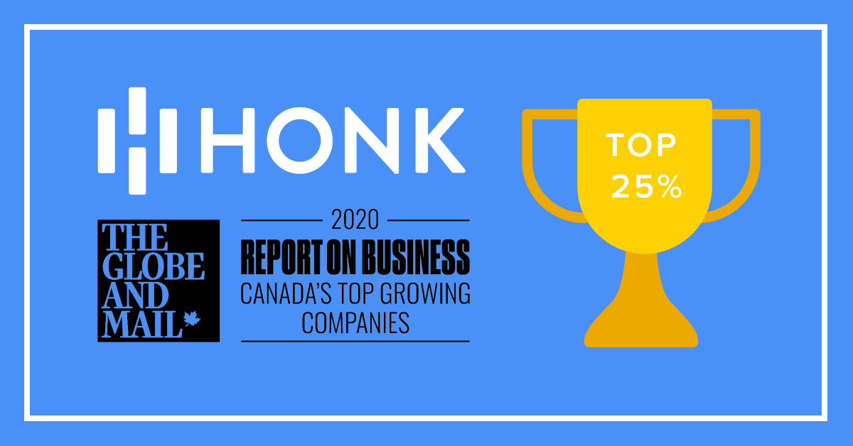 HONK Ranks on Top Growing Companies List