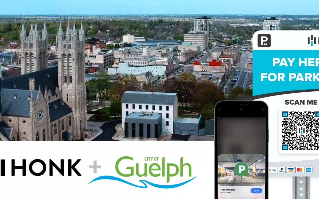 City of Guelph Partners with HONK to Launch Contactless Parking Pilot