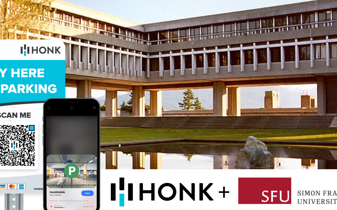 HONK Brings Contactless Parking to Simon Fraser University Just In Time For Back-to-School