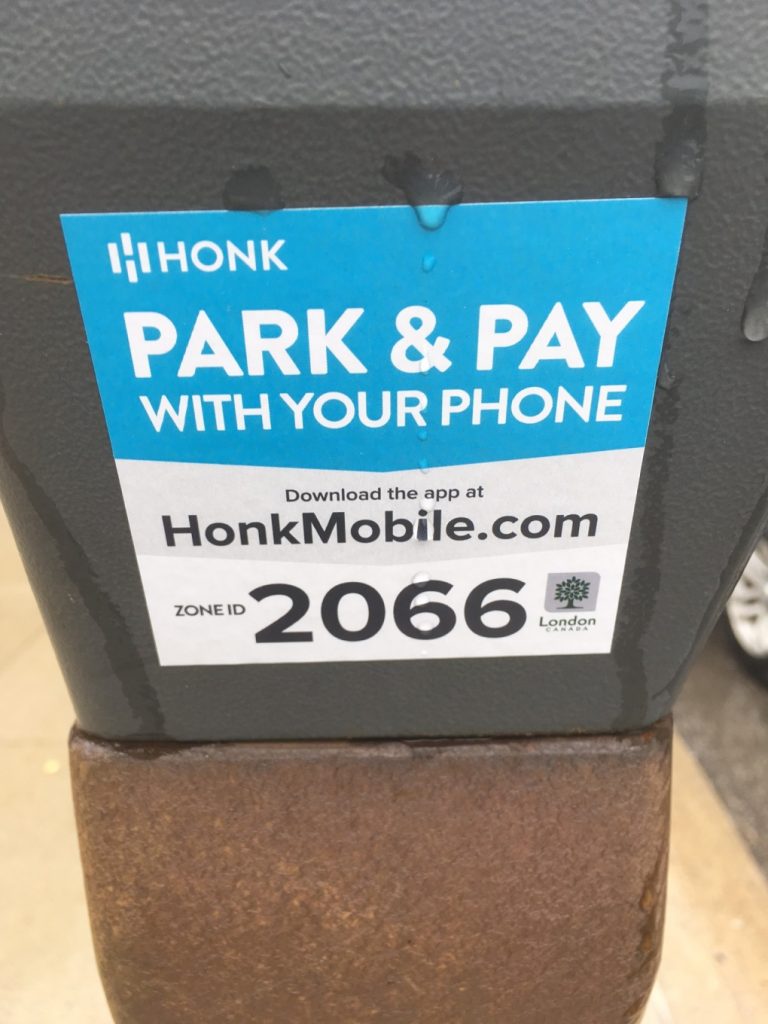 London Ontario - Parking - HonkAPP