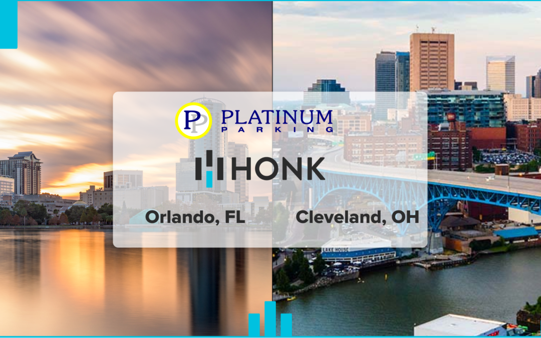 HONK and Platinum Parking Partner to Bring Flexible, Contactless Parking to Commercial Properties in Orlando and Cleveland