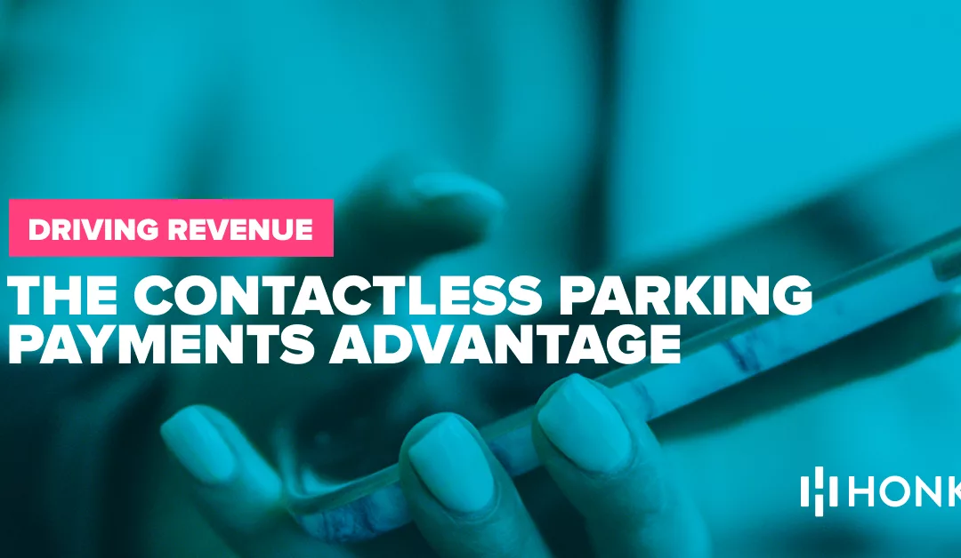 Contactless parking payments advantage