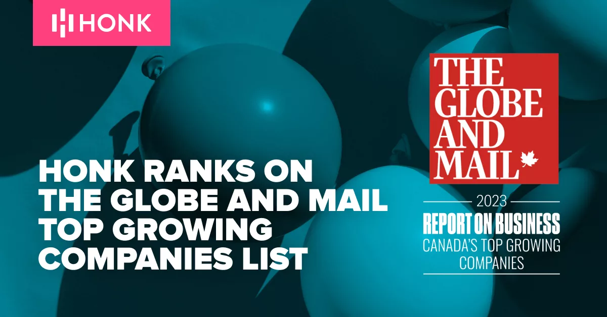 Globe & Mail Top Growing Companies - HONK