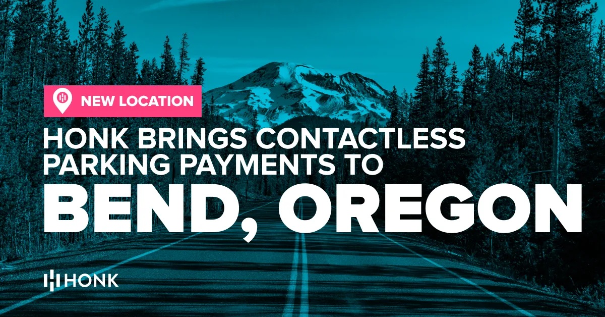 Bend Oregon launches HONK | HonkMobile for convenient event parking.