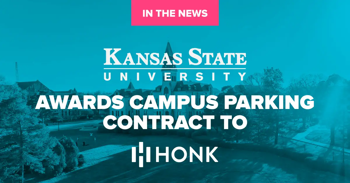 Kansas State University Awards Campus Parking Contract to HONK | HONK