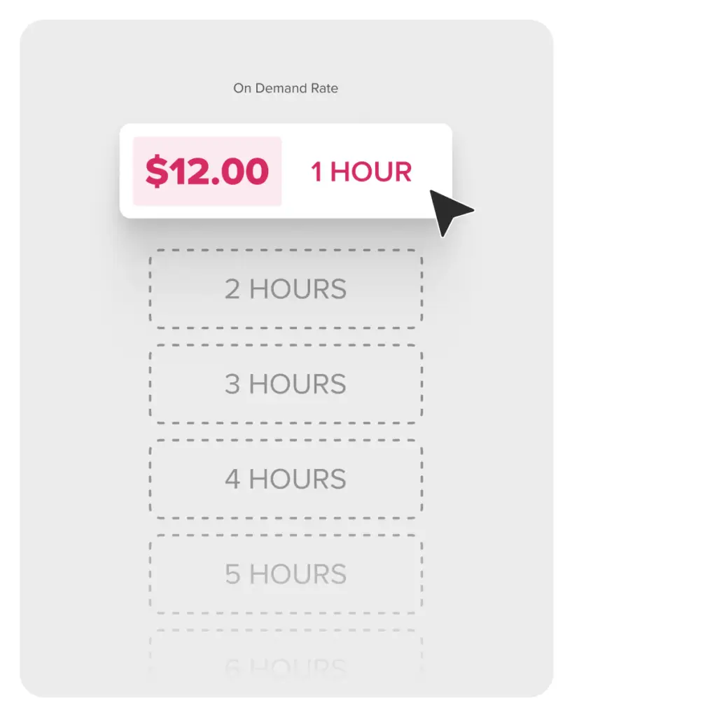 On demand Rate | Control Center | HONK