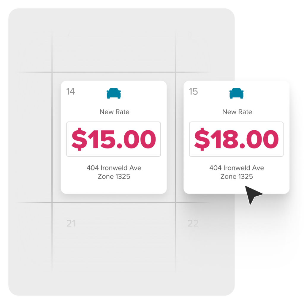 Features - Control Center - New Rate | HONK