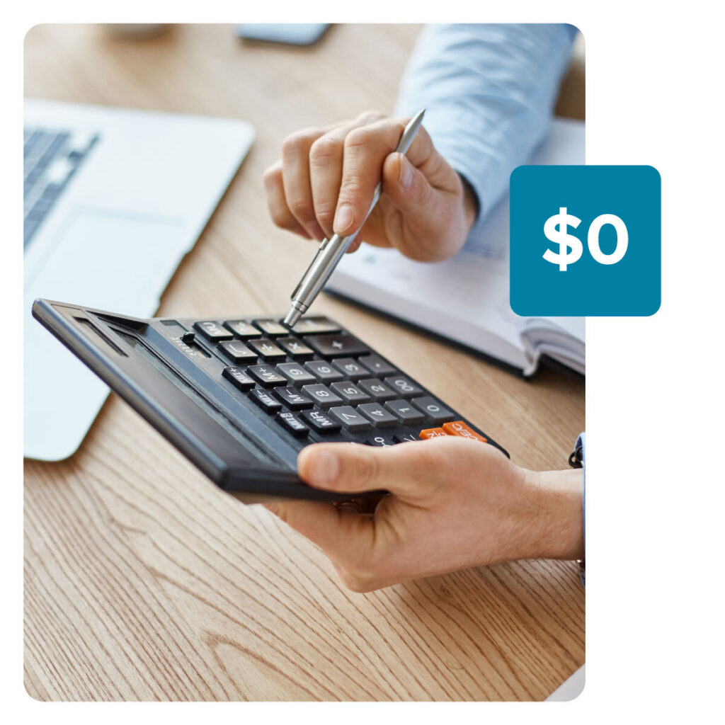 Zero equipment costs image